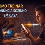 Como treinar pronúncia sozinho em casa