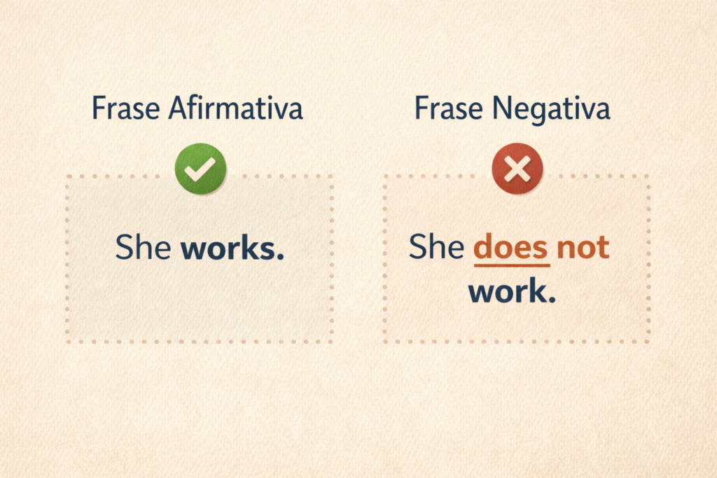 Frase Afirmativa e Negativa em Inglês: Diferença Real