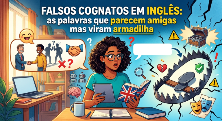 Falsos cognatos em inglês: as palavras que parecem amigas mas viram armadilha