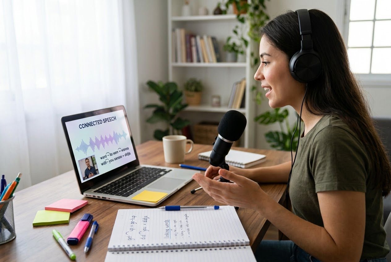Como treinar Connected Speech na prática
